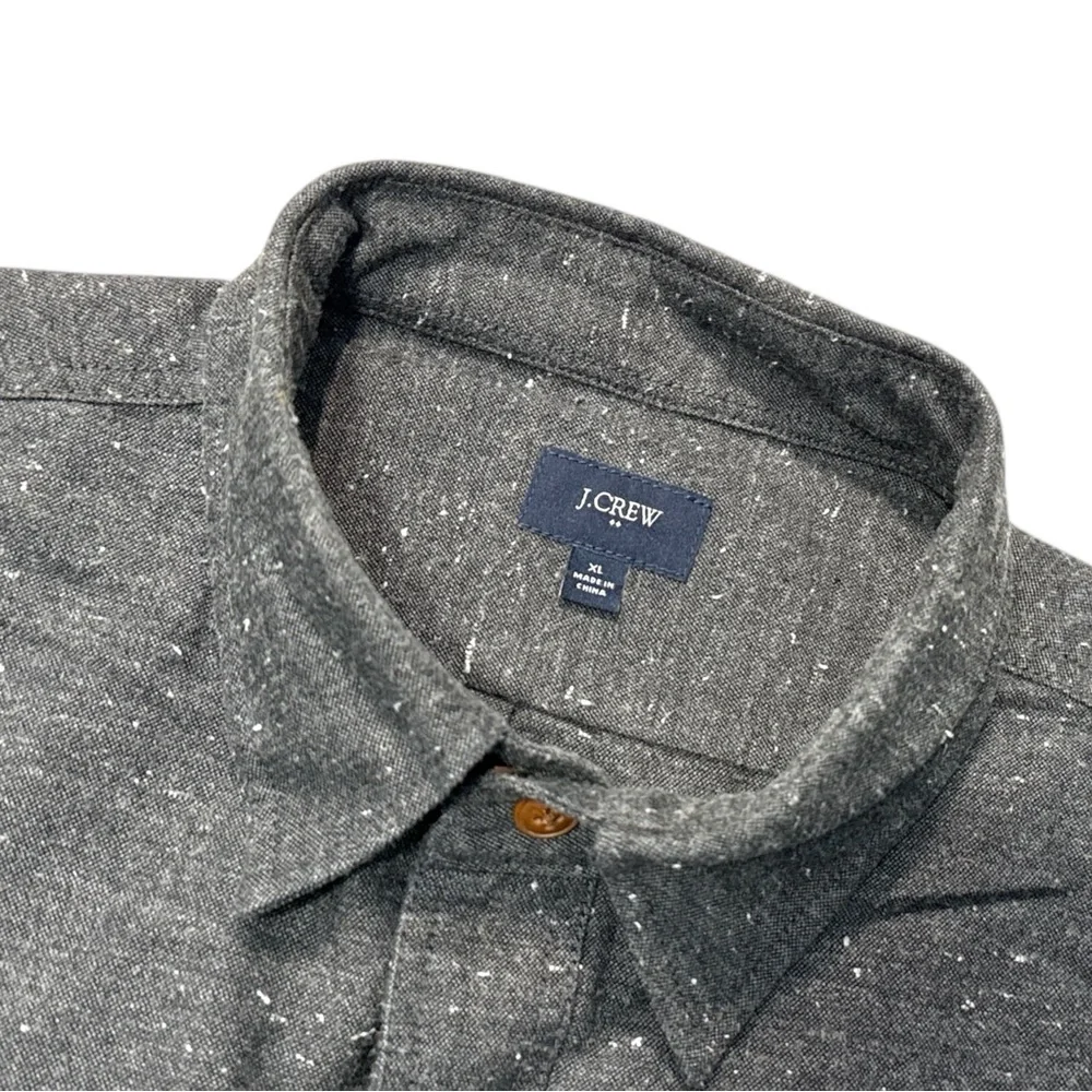J. Crew Charcoal Button-Down Shirt Men’s XL‎
